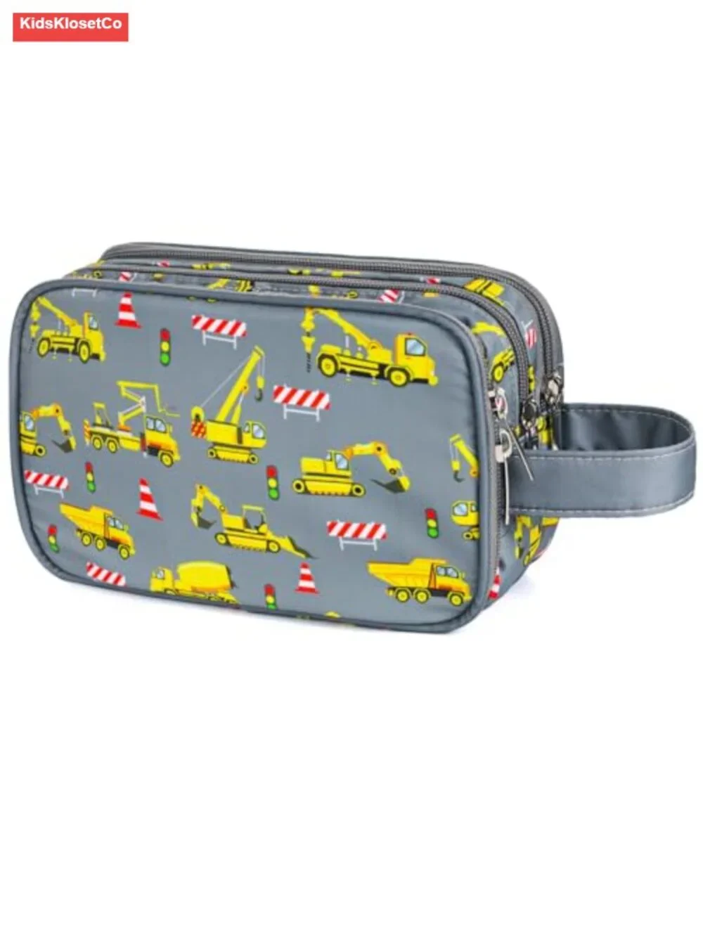 Kids Waterproof Hanging Toiletry Bag with Pockets, Travel Cosmetic Organizer